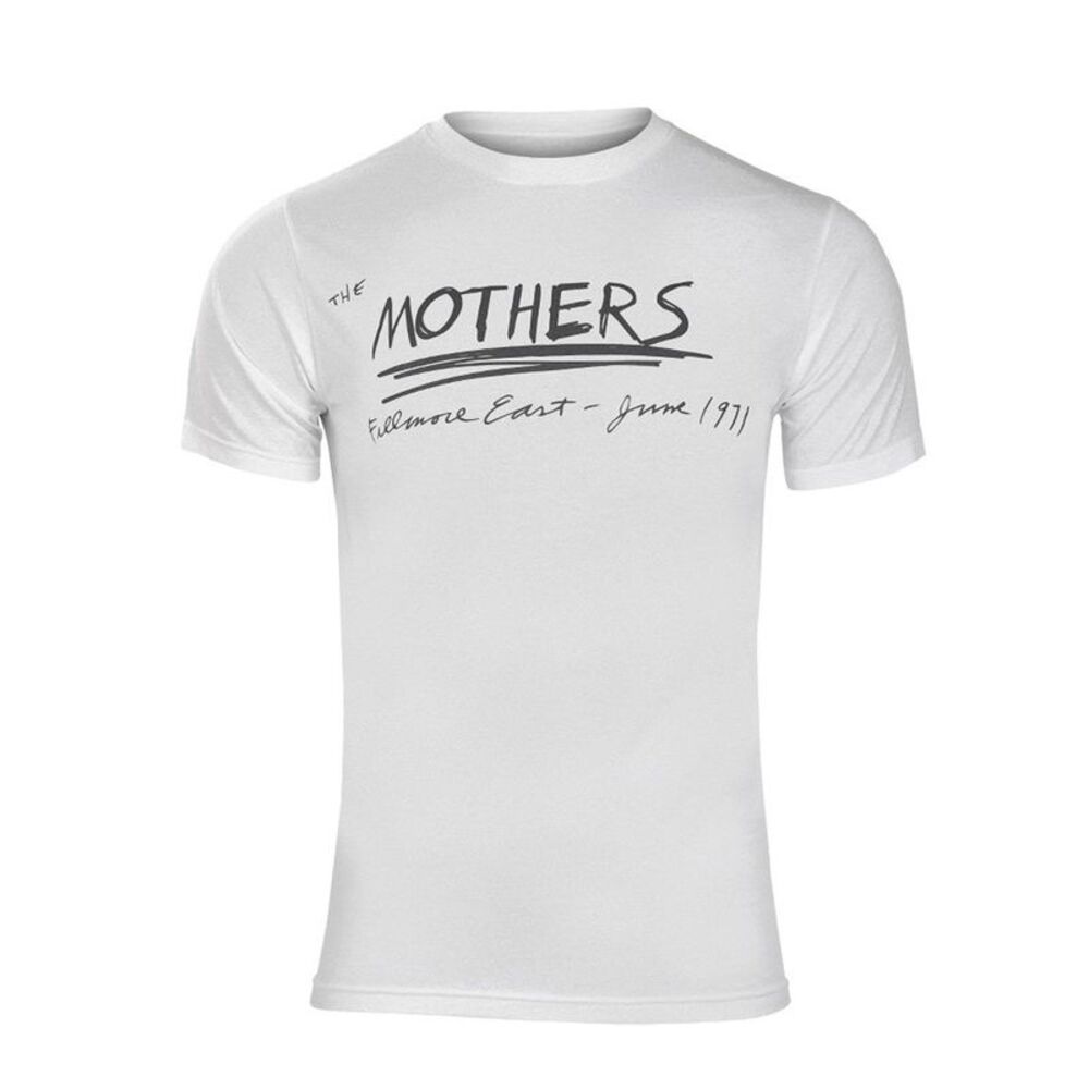 Frank Zappa Unisex Adult Filmore East Cotton T-Shirt / White